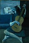 Pablo Picasso The Old Guitarist painting